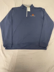 Peter Millar Crown Sport Perth Melange Quarto Zip Uomo Taglia L - Foto 1 di 16