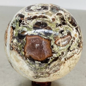 Bola esfera cristal ágata dinero natural curativa 2300G - Imagen 1 de 12