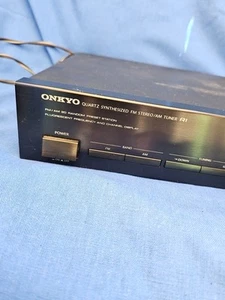 Onkyo T-4000 Quartz Synthesized AM/FM Stereo Tuner No Remote TESTED WORKS - Picture 1 of 13