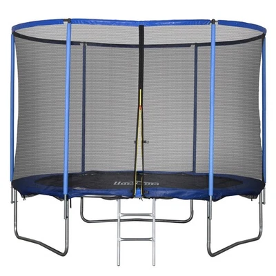 HOMCOM Tappeto Elastico per Adulti con Bordo Imbottito e Rete Φ305cm - Immagine 1 di 4