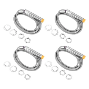 4Pcs LJ12A3-4-Z/BX Normally Open 6-36V Unshielded M12 Inductive Proximity Sensor - Picture 1 of 6