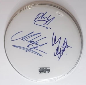 Motorhead REAL hand SIGNED 10" Drumhead JSA LOA Autographed Lemmy Kilmister +2 - Picture 1 of 3