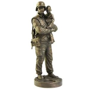 PLATATAC Naked Army Australian digger Peacekeeper – Rwanda 1995 BRONZE STATUE - Bild 1 von 5