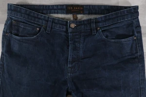 Men's TED BAKER Stretch Regular Fit Bootcut Blue Jeans W36 L32 - Picture 1 of 13