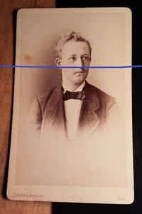 F. Eddelbüttel als Student im SS 1877 / CDV Schmidt & Wegener Kiel - Picture 1 of 2