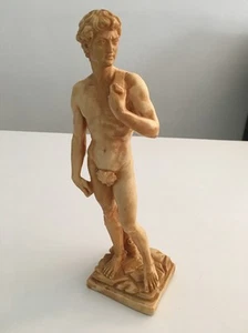 Classic Sculpture David by Michel Angelo By A. Santini - Picture 1 of 11