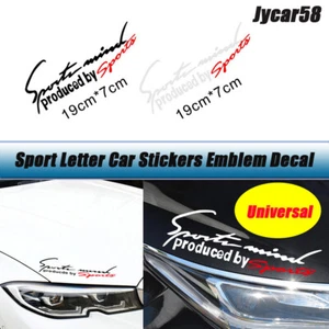 Sports Racing Car SUV Decal Sticker Auto Reflective Vinyl Graphic Universal Trim - Picture 1 of 14