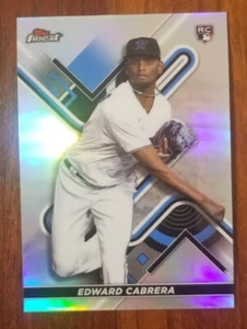 Edward Cabrera RC 2022 Topps Finest Rookie Refractor Baseball Card - Picture 1 of 2