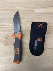 Gerber Bear Grylls BG Folding Lockback Knife/Serrated Blade 8.5 inch. case
