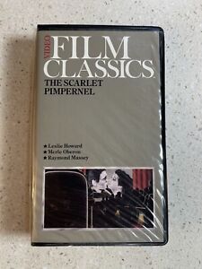 THE SCARLET PIMPERNEL VHS Tape 1934 Film Classic Leslie Howard Clamshell Case V1