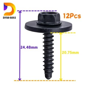 New Screw Lower Absorber Bolt Set of 12 for 2002-2022 Cadillac Escalade 11570498 - Foto 1 di 7
