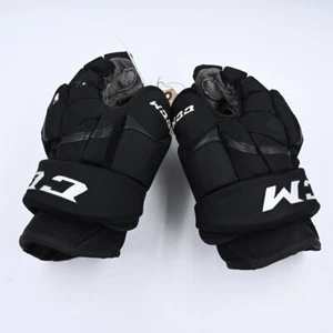 Guantes de hockey CCM HG12 Pro Stock usados 14" Philadelphia Flyers NHL - Imagen 1 de 4