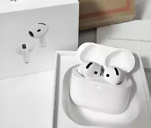 Apple 4 Active Noise Cancellation Wireless USB-C Earbuds Bluetooth Headphones - Picture 1 of 6