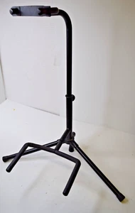 Soporte para bajo eléctrico, acústico y negro sin marca usado - Imagen 1 de 7