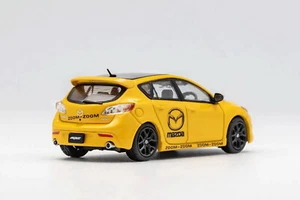 GCD 1/64 Scale Mazda 3 MPS Black/Yellow Diecast Car Model in box - Picture 1 of 4