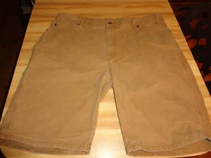 Dickies Men Shorts 42 Brown Chino Canvas Carpenter Workwear Inseam 10" - Picture 1 of 4