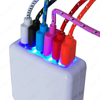 USB Stromadapter Netzteil Ladegerät mehrfach 6 port Universal für Smartphone Tab - Bild 1 von 3