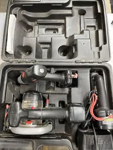 Craftsman 19.2 Volt Circular Saw, Drill, Light, 2 Batteries, Charger, And Case - Picture 1 of 12