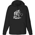 'Drunken Vulture' Adult Hoodie / Hooded Sweater (Ho027629)
