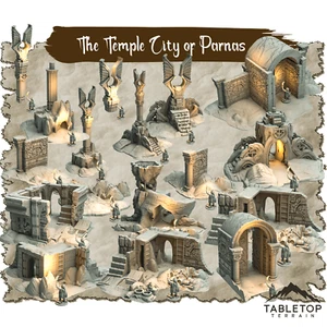 The Temple City of Parnas - Thematic Dungeon Terrain - Fantasy Tabletop Terrain - Picture 1 of 7