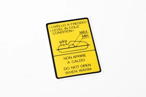 Adesivo "Vaschetta Liquido Radiatore" Alfa Romeo Alfasud - Ti - Sprint 33 ARNA - Foto 1 di 2