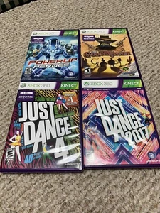 Xbox 360 Kinect Game lot - The Gunstringer JUST DANCE Power up Heroes NM DISCS - Picture 1 of 9