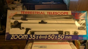 Vintage Tasco Edu-Toys Model 35X 50x50mm Telescope With Tripod. New!  - Picture 1 of 7