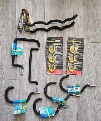 Ganchos de almacenamiento, perchas de alta resistencia, variedad de soportes colgantes - valor de $50 Foto 1 de 4