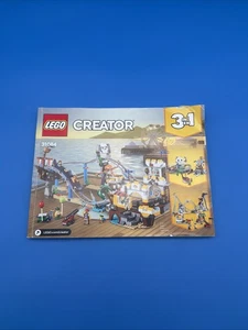 Lego Creator 31084 Pirate Roller Coaster Instruction Manual Book ONLY - Picture 1 of 4