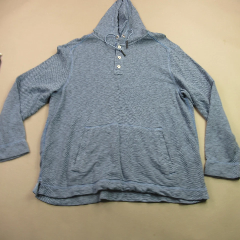 Tommy Bahama Sudadera con Capucha Para Hombres XL Manga Larga Con Capucha Exterior Azul Informal Botón Foto 1 de 4