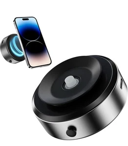 360 Vacuum Strong Magnetic Phone Holder Suction Cup Car Stand Foldable Car Mount - Picture 1 of 4