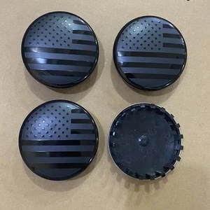 4PCS 83mm 3.25" Black Wheel Center Hub Caps for Sierra Yukon Black-us - Picture 1 of 3