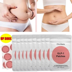 30-300Pcs GLP-1 Patches Body Slimming Patches Natural Weight Management Patches - Picture 1 of 24
