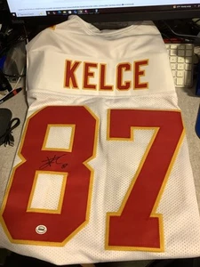 Maglia Travis Kelce Kansas City Chiefs autografata firmata taglia XL con certificato di autenticità - Foto 1 di 2