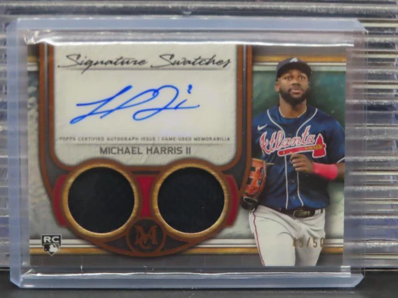 2023 Museum Collection Michael Harris II Copper Rookie GU Jersey Auto #49/50