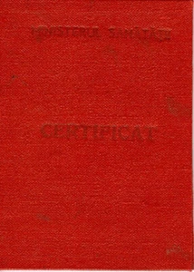 Romania, 1979, Ministry of Health - Certificate for Medical Health Work Merits - Picture 1 of 3
