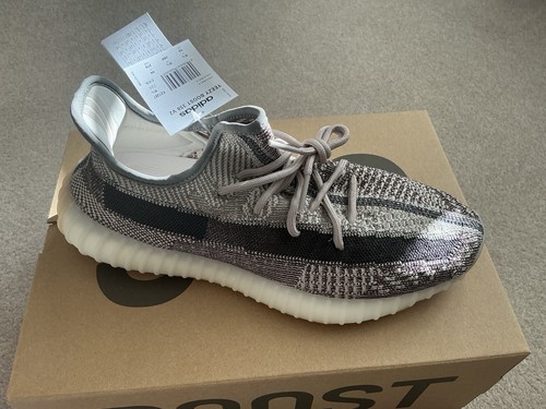 Scarpe da ginnastica Adidas Yeezy Boost 350 V2 "Zyon" UK 9.5 nuove mai usate con scatola