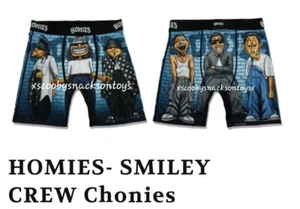 DGA HOMIES CHONIES SMILEYS CREW MENS BOXER BRIEFS SIZE M DAVID GONZALES ART NEW - Picture 1 of 7