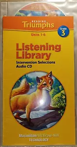 Listening Library Intervention Selections Audio CD Units 1-6 Grade 3 - Imagen 1 de 3
