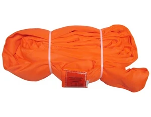 Orange Endless Round Sling 12 FT Rim Sling Wrecker Strap 80,000 LBS Made in USA - Picture 1 of 3