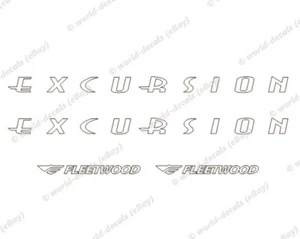 (ORIGINAL LOOK) FLEETWOOD EXCURSION 2006 RV MOTORHOME SIDE DECALS STICKERS 2SD - Picture 1 of 2