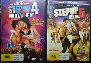 DVD NEW: Step Up 04 + Step Up 05 - 2012/14 Teen Romantic Drama Dance, Hot Dance - Picture 1 of 7