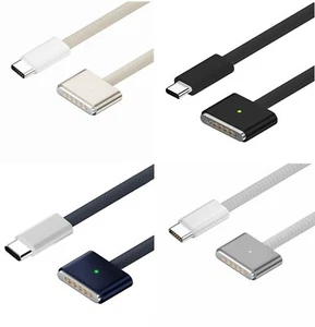 MAGNETIC CHARGER CORD COMPATIBLE USB Type C To MAGSAFE 3 For MACBOOK AIR/PRO - Afbeelding 1 van 13