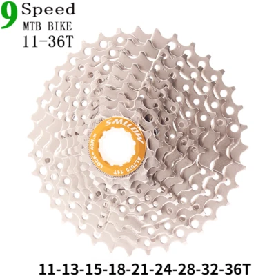 MTB Bike Cassette 9Speed 27s 11-36T Freewheel Mountain Bicycle Flywheel Sprocket - Image 1 of 4