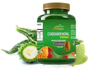 Bitter Melon low Sugar Balance Support 1600 mg 120 capsules Cundeamor - Picture 1 of 6