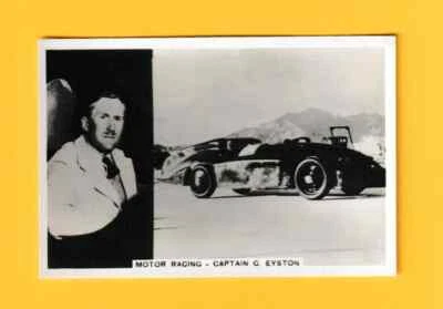 1935 J.A. Pattreiouex Sporting Events & Stars #61 Captain G. Eyston Racing (KCR) - Image 1 of 2