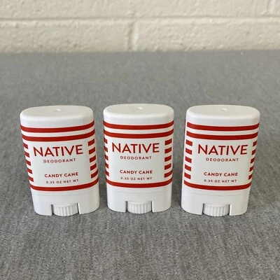 Desodorante nativo bastón de caramelo mini palo tamaño de viaje (paquete de 3) Foto 1 de 4