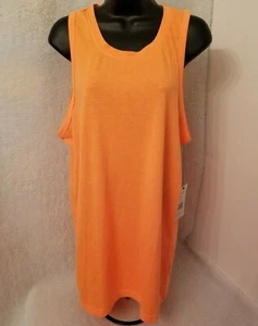 Tropi Sun Womens Shirt Top Blouse Size XXL 2XL 2X Large Orange NEW - Picture 1 of 4