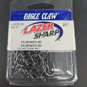 40 Eagle Claw Haken Lazer Sharp L182FS Größe 2/0  - Bild 1 von 3