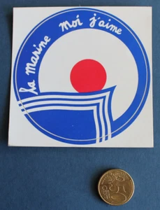 Autocollant / Sticker - La MARINE, moi j'aime - Picture 1 of 1